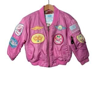 Flightline Pink Bomber Jacket